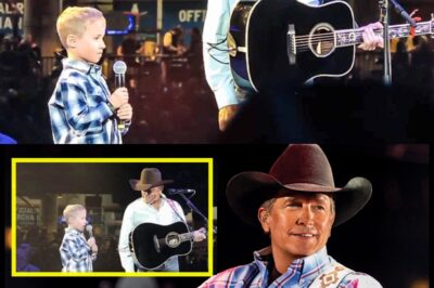 TEARS ON STAGE: George Strait and Grandson Harvey’s Heartfelt “God and Country Music” Performance Stuns America!