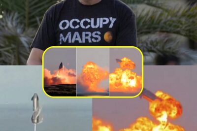 Disaster in the Skies: SpaceX Starship Erupts in Fiery Explosion—Elon Musk’s Mars Dream Shattered Before World’s Eyes!