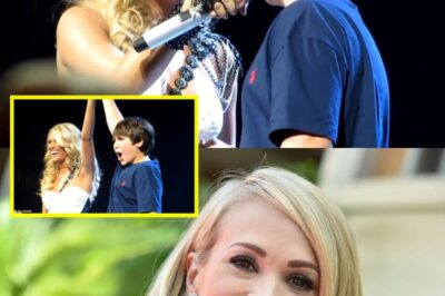 Carrie Underwood’s Onstage Shock: Country Superstar Gives 12-Year-Old Fan His First Kiss—Audience Gasps, Internet Erupts!