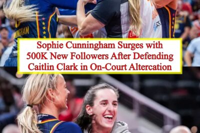 Sophie Cunningham Skyrockets with 500K New Followers After Boldly Defending Caitlin Clark in Explosive On-Court Altercation—Fans Rally Behind Her Unwavering Loyalty!
