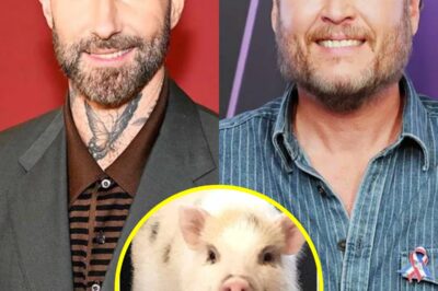 Adam Levine Humiliated: Blake Shelton’s $5,000 ‘Teacup Pig’ Prank Exposed—Voice Stars’ Outrageous Feud Erupts as Levine Falls for Most Expensive Joke in TV History!