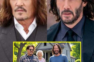Johnny Depp & Keanu Reeves: Hollywood’s Unlikely Heroes Join Forces to Rebuild Home for 100-Year-Old Evicted Woman—A Story of Compassion, Community, and Restored Faith in Humanity