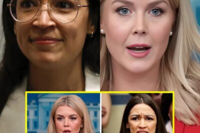 TV FIRESTORM: AOC’s Savage Attack on Karoline Leavitt Ignites Live Showdown—Leavitt’s Ice-Cold Response Leaves America Stunned!