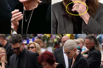 Ozzy Osbourne’s Final Curtain: Sharon Collapses in Tears, Clutching His Wedding Ring, as Birmingham Erupts in Chaos and Grief – The World Says Goodbye to the Prince of Darkness